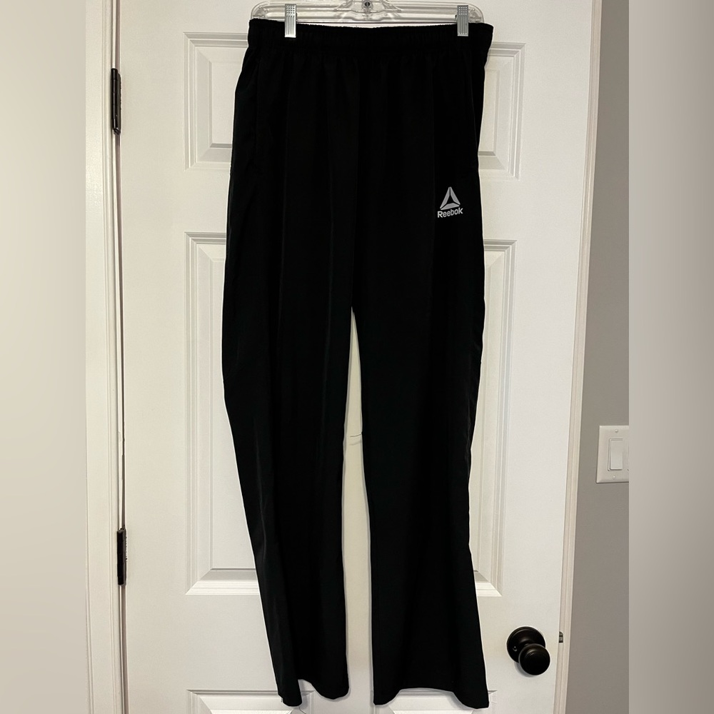 Reebok track pants, black, size M